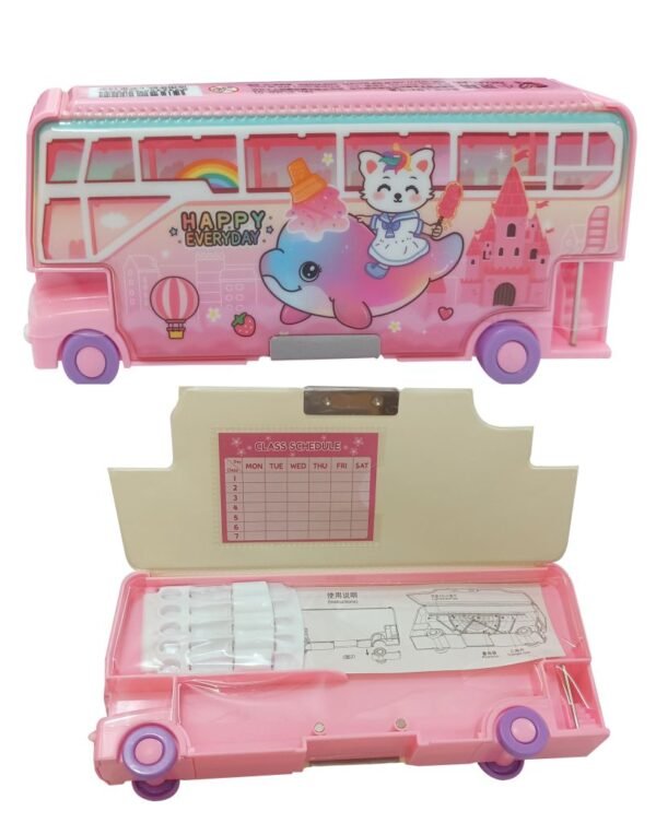 Pinky Bus Pencil Box